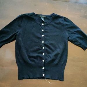 Black cardigan